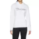 Champion Women's Fleece Hooded Sweatshirt Script Logo "White"