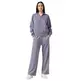 Champion Women's Washed Wide Leg Fleece Pants Icons "Dark Mauve"