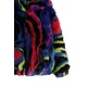Desigual Girls Rainbow Fur Jacket "Tutti Fruti"