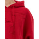 Guess Crop Hoodie Sweatshirt "Red"