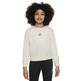 Jordan Girls Jumpman Essentials Crew Sweater "Pale Ivory"