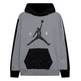 Jordan Kids Air Speckle Fleece Pullover Hoodie "Gray"