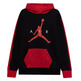 Jordan Infats Air Speckle Fleece Pullover Hoodie "Gym Red"