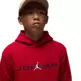 Jordan Kids Baseline Pullover Hoodie "Gym Red"