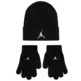 Jordan Kids Jan Essentials Beanie and Gloves 2Pieces "Black"