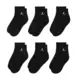 Jordan Kids JDB Everyday Essentials Ankle 6 PPack Socks "Black"