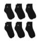 Jordan Kids JDB Everyday Essentials Ankle 6 PPack Socks "Black"