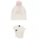 Jordan Kids Pom-Pon Beanie and Gloves 2Piece Set "Sail"