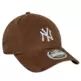 New Era MLB NY Yankees Cord 9FORTY M-Crown Adjustable Cap "Brown"