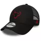 New Era NBA Chicago Bulls 9FORTY Trucker Black Cap