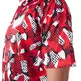 New Era NBA Chicago Bulls Team All Over Print Mesh Oversized T-Shirt "Red"