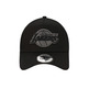 New Era NBA Los Angeles Lakers Black on Black 9FORTY A-Frame Trucker