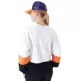 New Era NBA Phoenix Suns Womens Colour Block Crop Crew Neck Sweatshirt