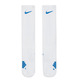 Nike Elite Crew Basketball Sock "White Blue"