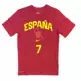 Nike Camiseta España Basket # 7 ALDAMA # "Gym Red/Yellow"