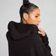 Puma HER Comfort Crop Full-Zip Hoodie "Black"
