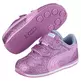 Puma Whirlwind Glitz V Baby Trainers (Black/Orchid)