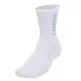 UA Unissex 3-Maker 3-Pack Mid-Crew Socks "White-Ether Blue"