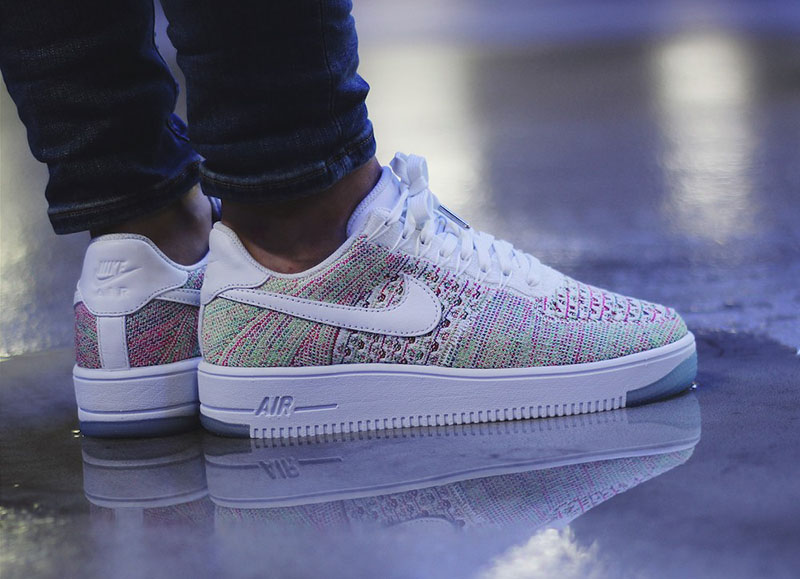 air force flyknit rosa