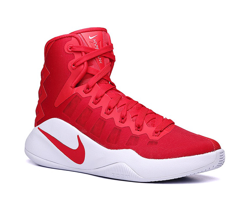 nike hyperdunk red and white