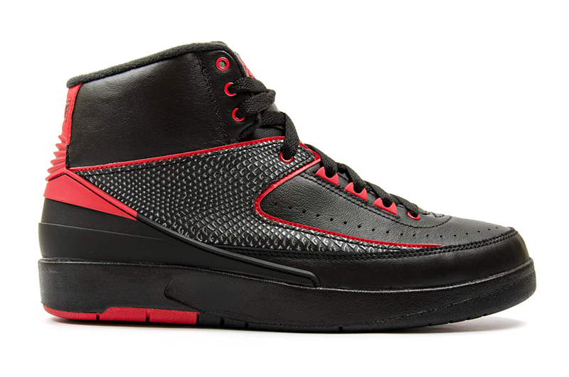jordan 2 black and red