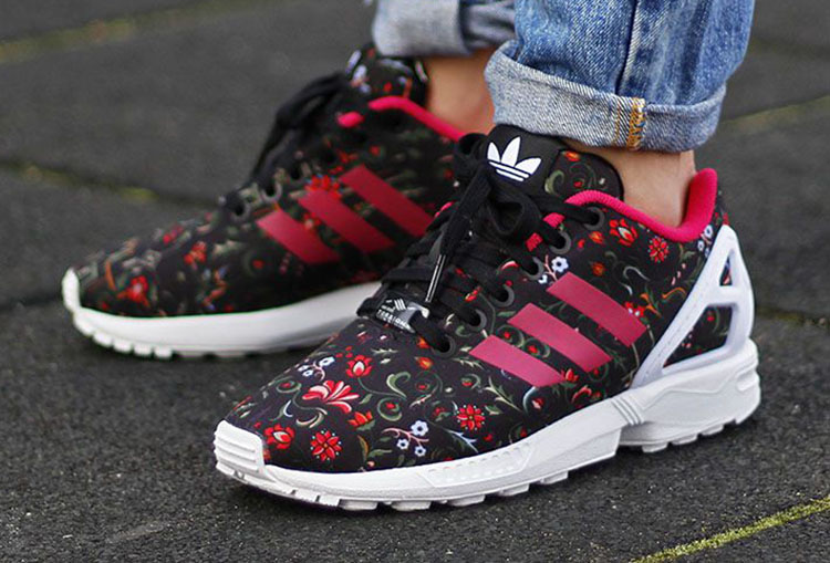 adidas zx flux mujer flores