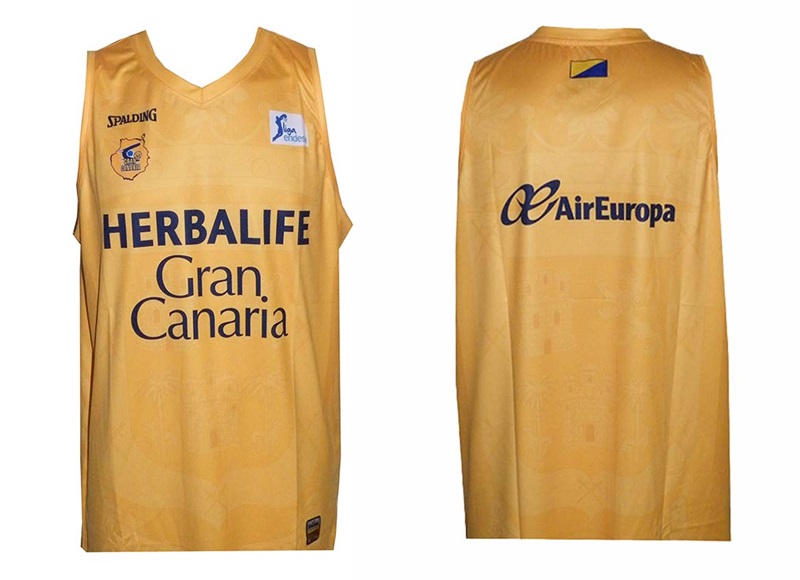 Camiseta ACB Gran Canaria Herbalife (amarillo)