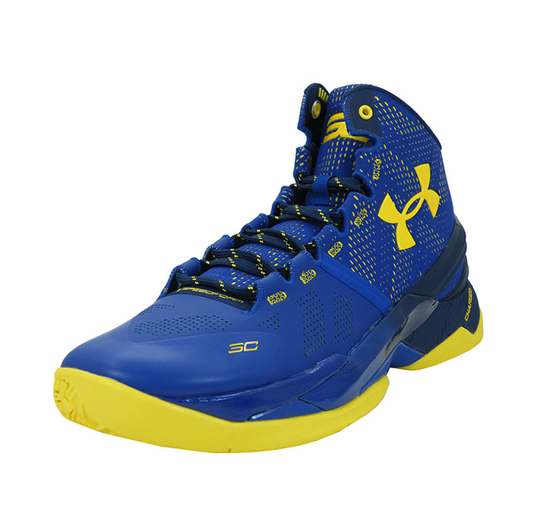 curry 2 blue and yellow