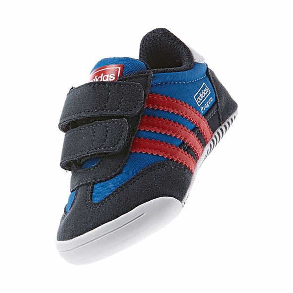 Adidas Original Learn 2 Walk Crib (blue/navy/red)