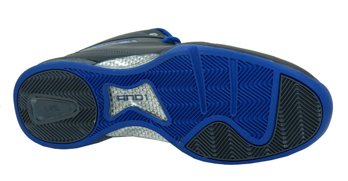 Baskets De Basketball AND1 Mid Top - Modèle Mnan48es040 - Taille 9 Noir - Occasion
