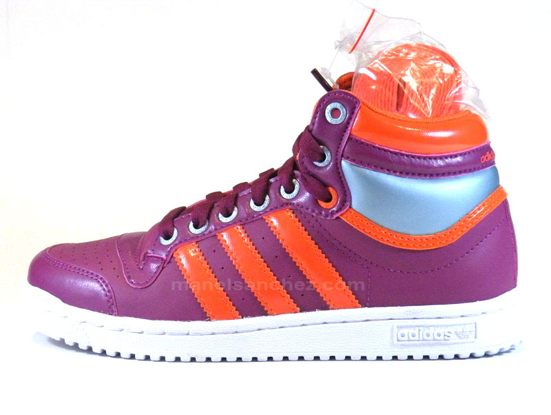 Adidas Top Ten Hi Niño (burdeos) manelsanchez.pt