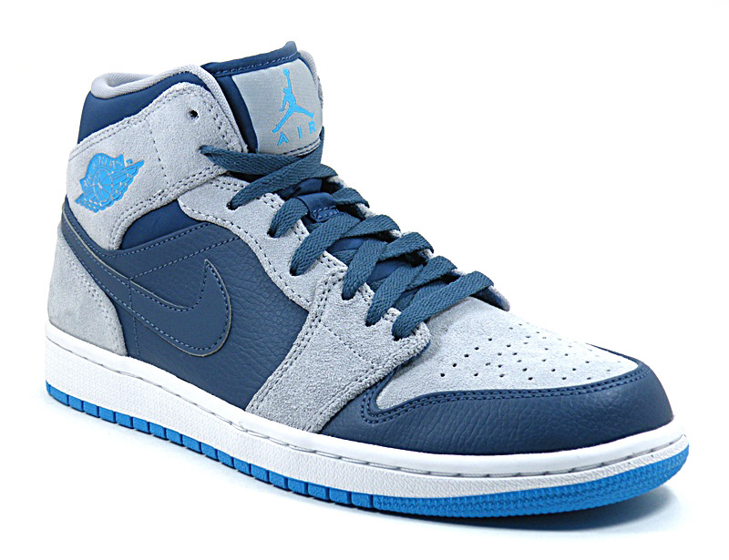 jordan gris con azul
