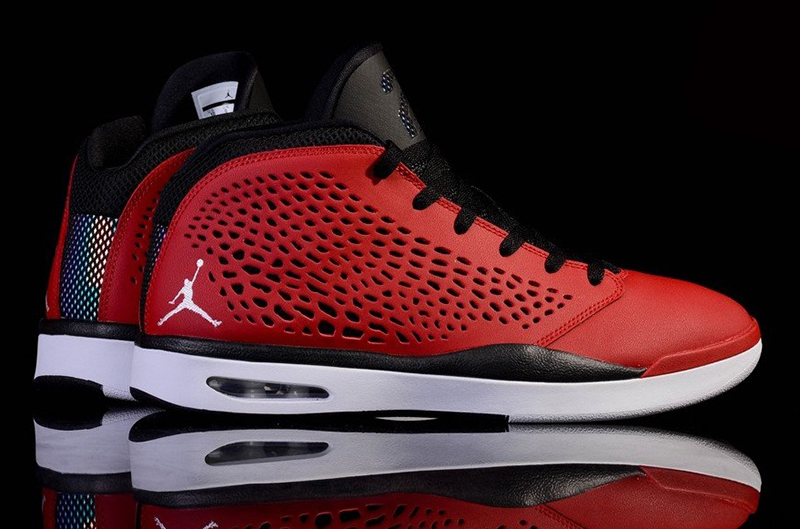 jordan flight red white black