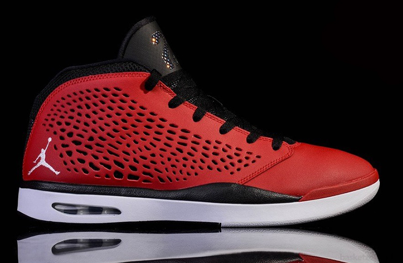 jordan flight red black and white