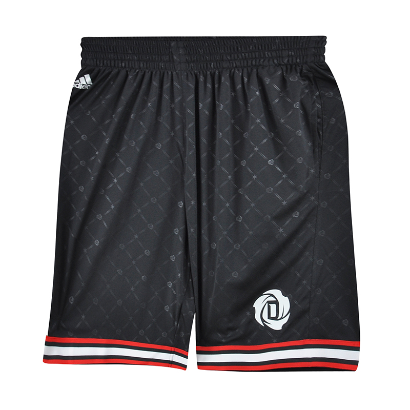 Adidas Short D-Rose Every (negro/rojo/blanco)