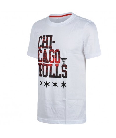 Adidas NBA Camiseta Graphic Team Chicago Bulls (blanco)