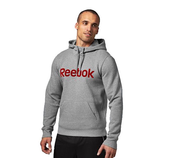sudadera reebok gris