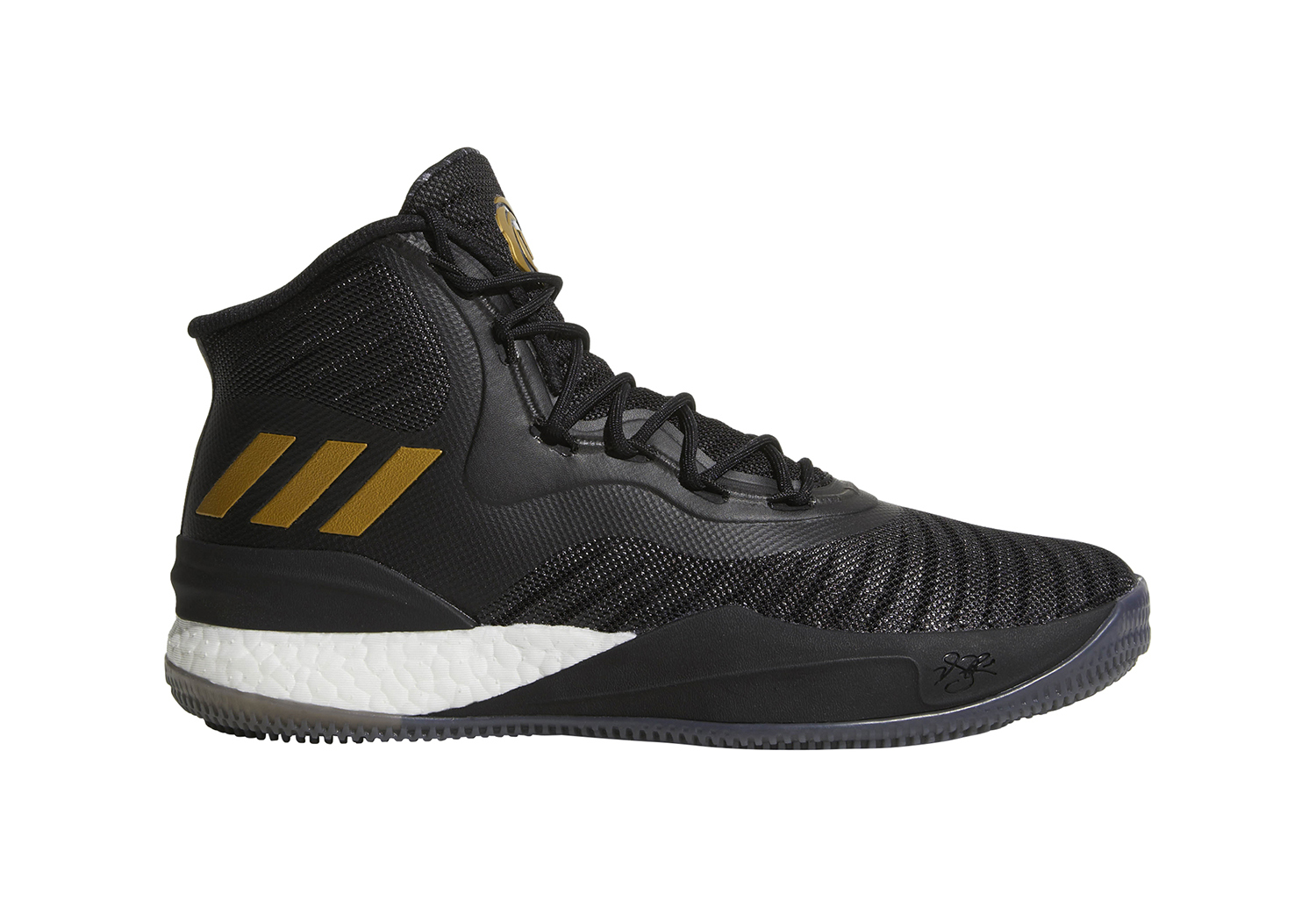 adidas d rose 8 black gold