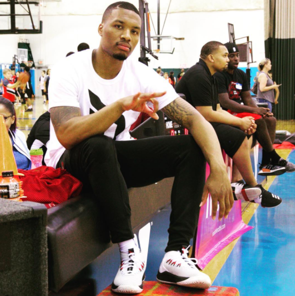 Adidas Dame 4 "Rip City" manelsanchez.pt