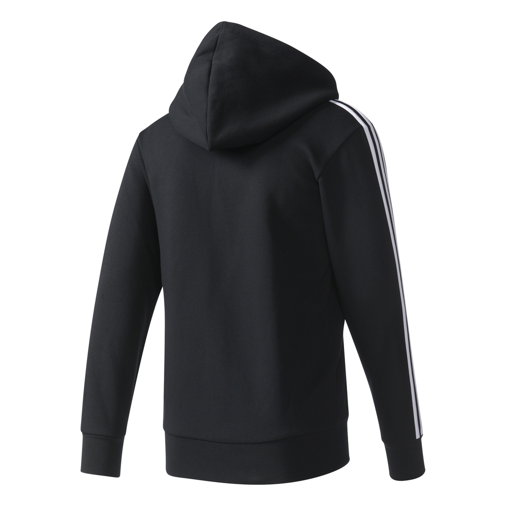 Adidas Essential Hooded Track Top (Black/White)