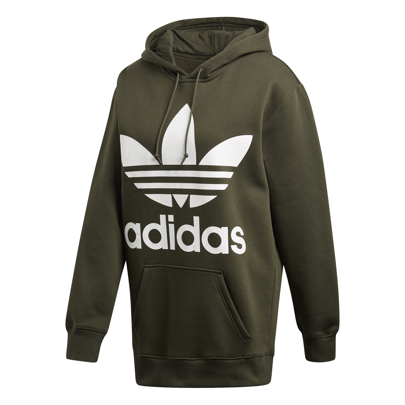 adidas trefoil hoodie night cargo