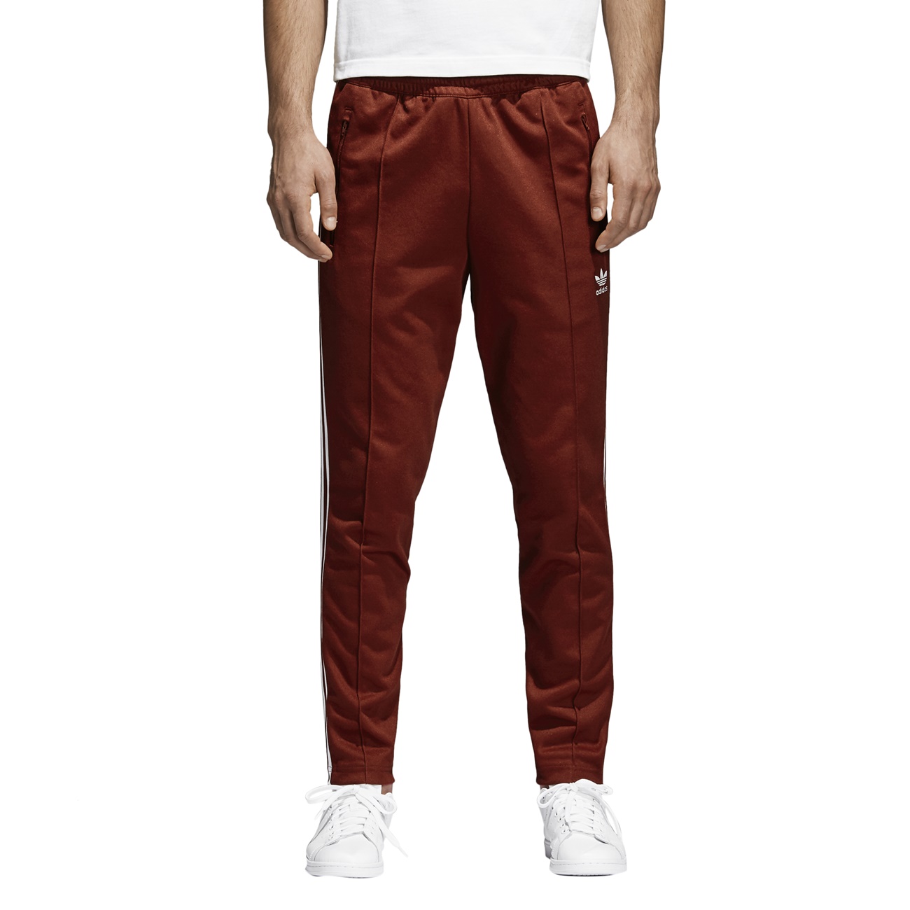 adidas Originals Beckenbauer OG Track Pants - Scarlet Red
