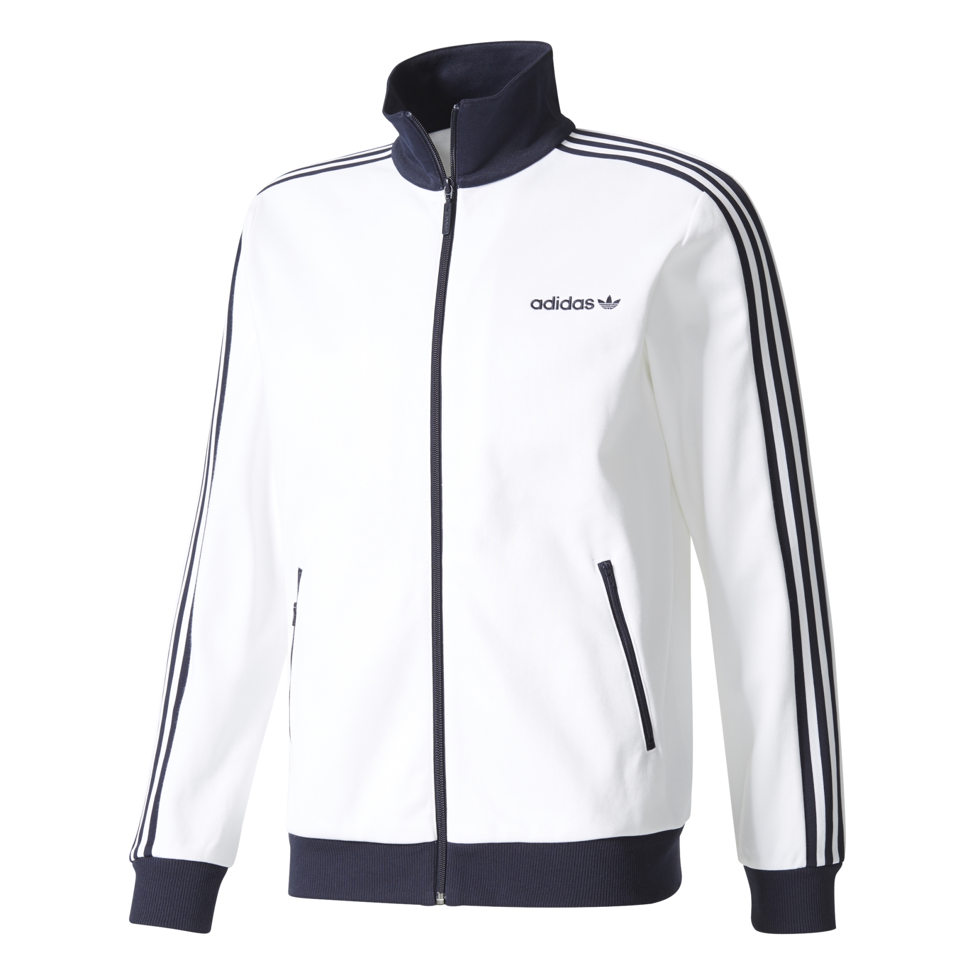 adidas originals beckenbauer track top navy