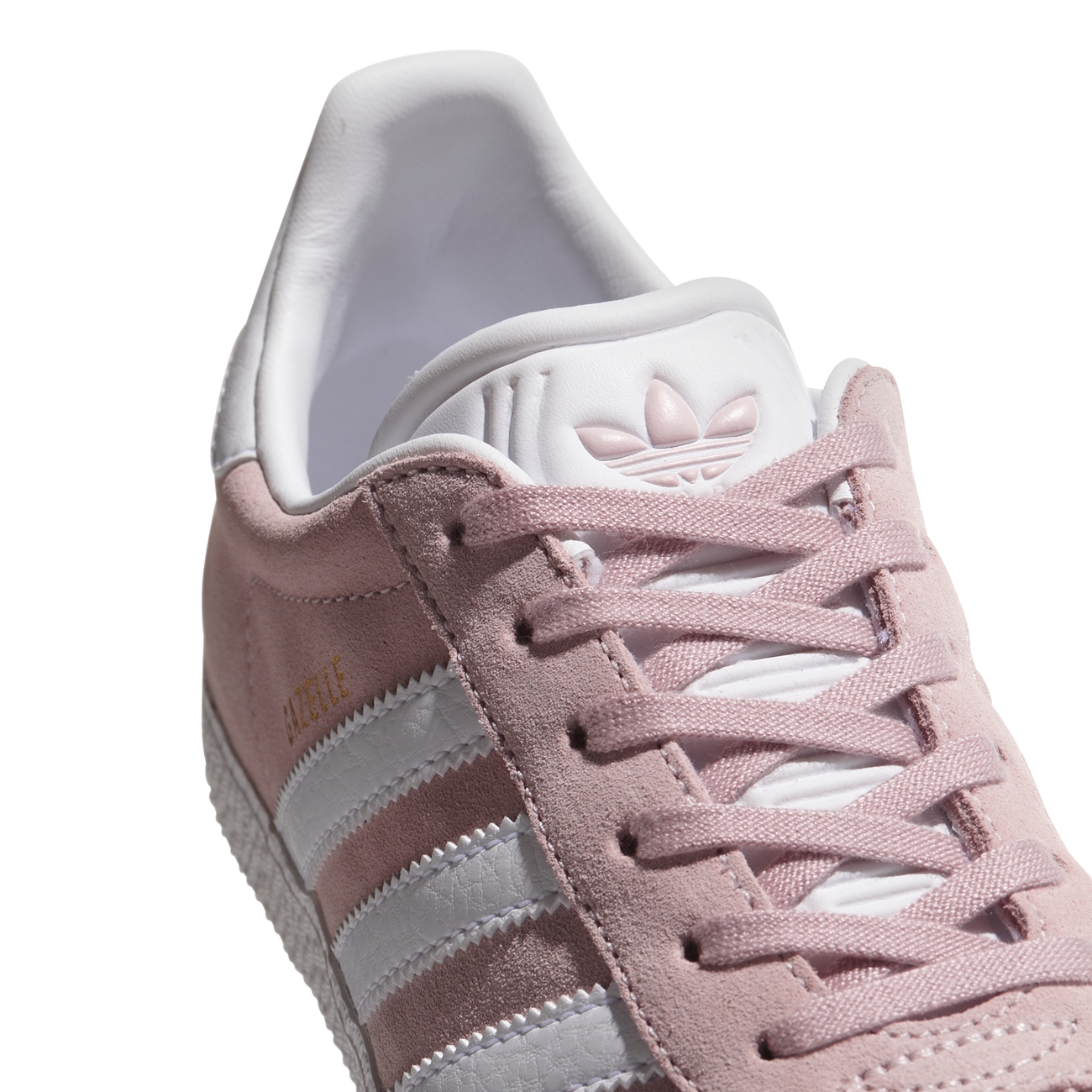 Adidas Originals Gazelle J (Icey Pink/ White/ Gold)