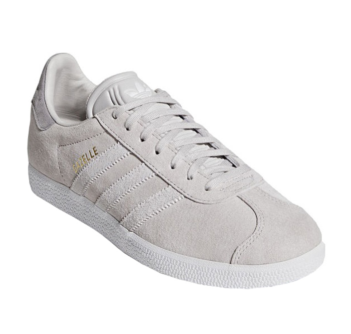gazelle trainers grey two white gum