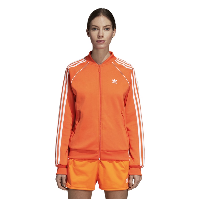 adidas orange track top