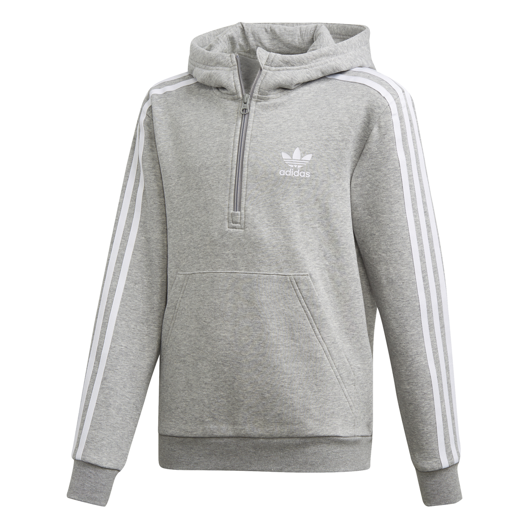 Adidas Originals Kids Halfzip Hoodie (medium grey heather)