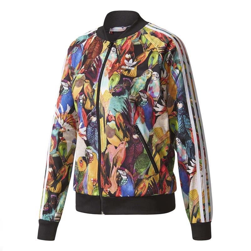 adidas multicolor track jacket