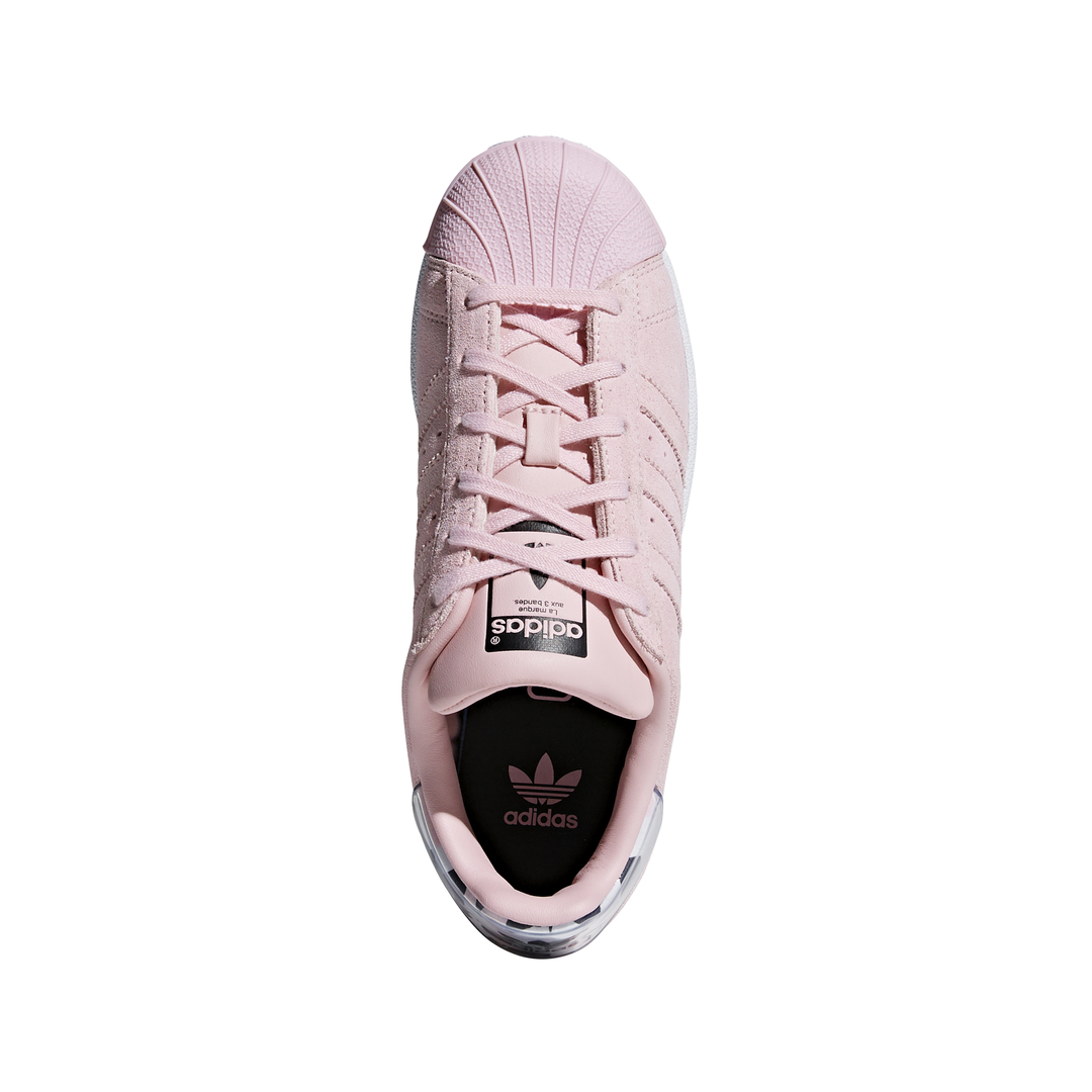 adidas superstar clear pink