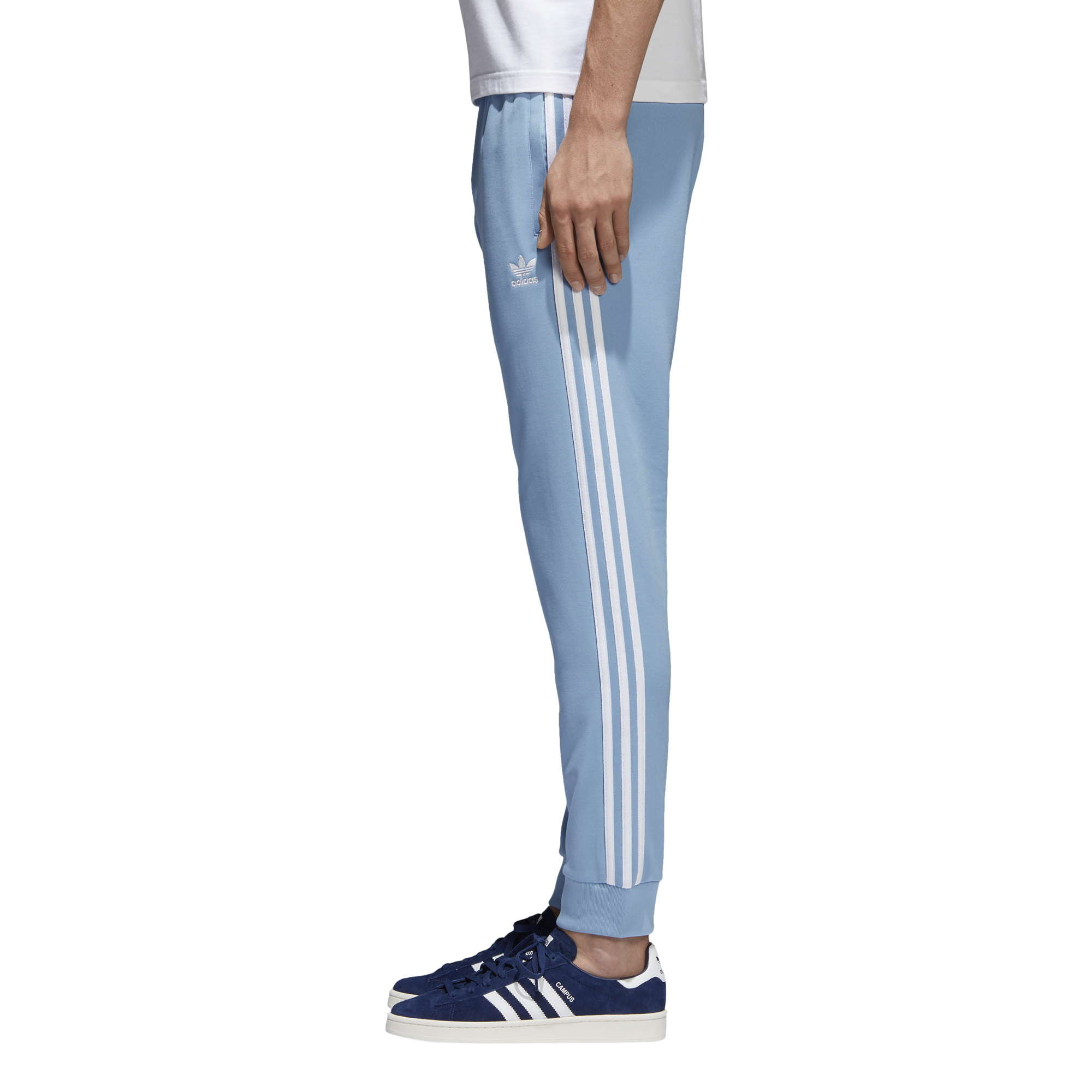 adidas sst track pants ash blue